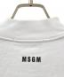 中古・古着 MSGM (エムエスジーエム) モックネックショート丈スウェット ホワイト サイズ:M：7000円