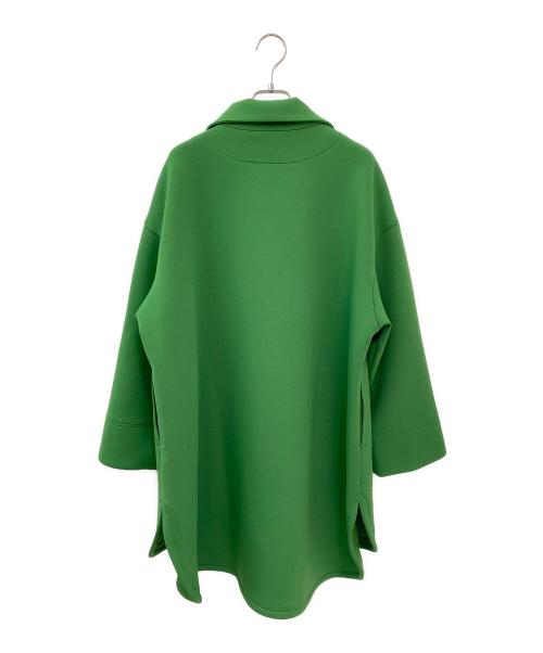 hayamatime（ハヤマタイム）hayamatime (ハヤマタイム) ボタンデザインコート グリーン サイズ:Freeの古着・服飾アイテム