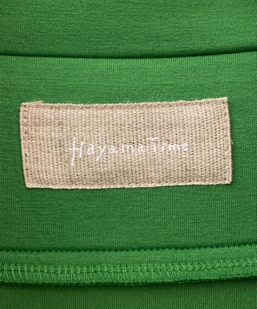hayamatime（ハヤマタイム）hayamatime (ハヤマタイム) ボタンデザインコート グリーン サイズ:Freeの古着・服飾アイテム