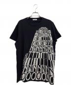 VALENTINOヴァレンティノ）の古着「ロゴプリントカットソー」｜ブラック