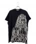 VALENTINO（ヴァレンティノ）の古着「ロゴプリントカットソー」｜ブラック