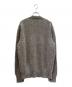 LOUIS VUITTON (ルイ ヴィトン) 18AW Logo Print Crewneck Knit Sweater ロゴプリント クルーネックニットセーター/RM182M GVL ライトグレー サイズ:M：55000円