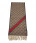 GUCCI (グッチ) シェリーライン アンゴラ ウール マフラー/Sherry Line Angora Wool Scarf ブラウン：22000円