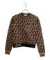 FENDI（フェンディ）の古着「Zucca Cropped Knit Sweater ズッカ柄ショート丈ニット/FZY703 A5QG」