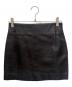 Saint Laurent Paris（サンローランパリ）の古着「ラムレザーミニスカート/Lamb Leather Mini Skirt」｜ブラック