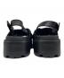 中古・古着 PRADA (プラダ) マテラッセレザー フラットフォームサンダル/PRADA Matelassé Leather Platform Sandals サイズ:37：110000円
