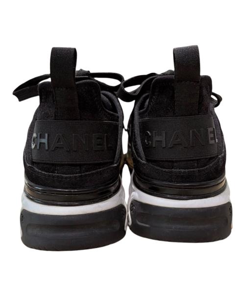 CHANEL（シャネル）CHANEL (シャネル) スェード混ココ・マークロゴスニーカー サイズ:37の古着・服飾アイテム