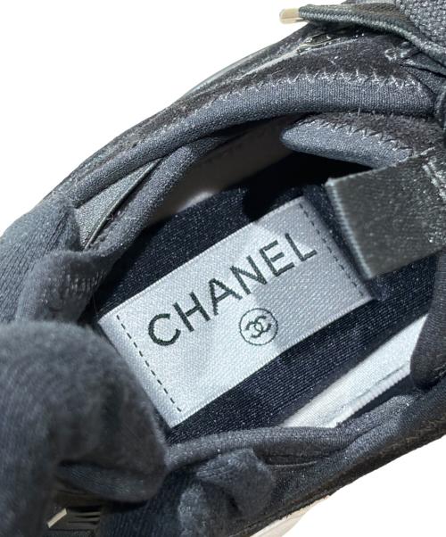 CHANEL（シャネル）CHANEL (シャネル) スェード混ココ・マークロゴスニーカー サイズ:37の古着・服飾アイテム