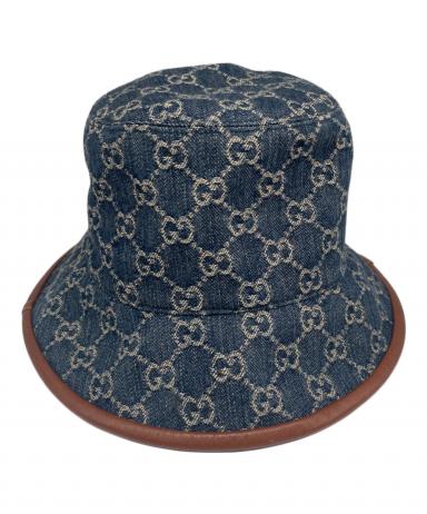 中古・古着通販】GUCCI (グッチ) GGキャンバスバケットハット サイズ:S