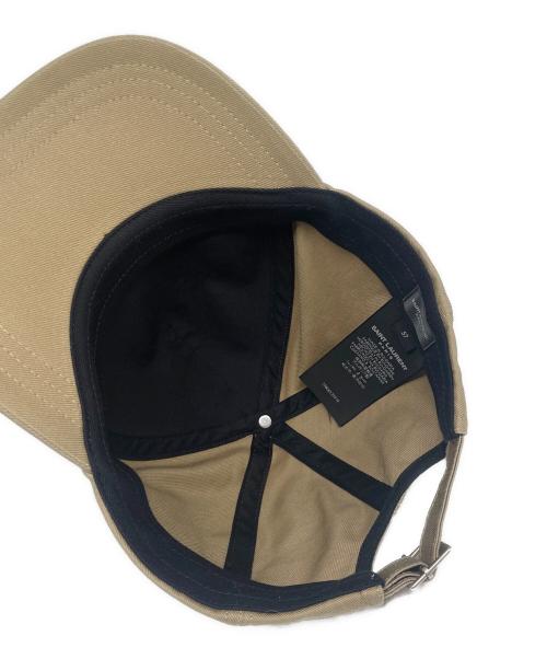 Saint Laurent Paris（サンローランパリ）Saint Laurent Paris (サンローランパリ) ロゴベースボールキャップ/Logo Baseball Cap/778063 3YP19 ベージュ サイズ:57の古着・服飾アイテム