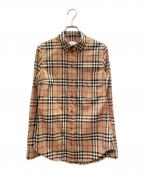 BURBERRYバーバリー）の古着「Nova Check Long-Sleeve Shirt ノバチェック ロングスリーブシャツ/8022284」｜ベージュ