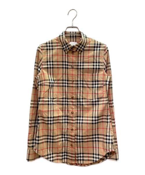BURBERRY（バーバリー）BURBERRY (バーバリー) Nova Check Long-Sleeve Shirt ノバチェック ロングスリーブシャツ/8022284 ベージュ サイズ:32の古着・服飾アイテム