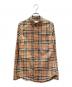 BURBERRY（バーバリー）の古着「Nova Check Long-Sleeve Shirt ノバチェック ロングスリーブシャツ/8022284」｜ベージュ