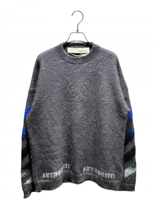 OFFWHITE（オフホワイト）OFFWHITE (オフホワイト) バックプリントニット サイズ:Sの古着・服飾アイテム