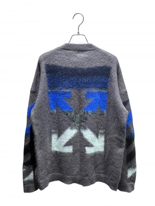 OFFWHITE（オフホワイト）OFFWHITE (オフホワイト) バックプリントニット サイズ:Sの古着・服飾アイテム
