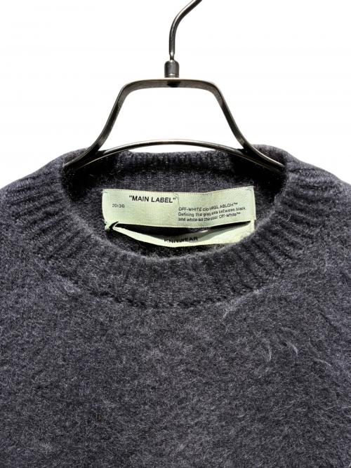 OFFWHITE（オフホワイト）OFFWHITE (オフホワイト) バックプリントニット サイズ:Sの古着・服飾アイテム