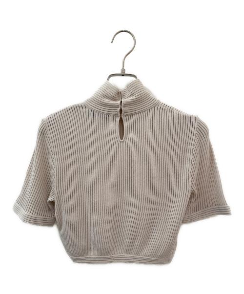 FENDI（フェンディ）FENDI (フェンディ) ショート丈ニット ピンクベージュ サイズ:38の古着・服飾アイテム