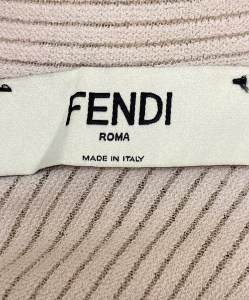 FENDI（フェンディ）FENDI (フェンディ) ショート丈ニット ピンクベージュ サイズ:38の古着・服飾アイテム