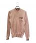 FENDI（フェンディ）の古着「Logo Pocket Silk Knit Sweater ポケットロゴ シルクニット/FZX621 AEPP」｜ピンク