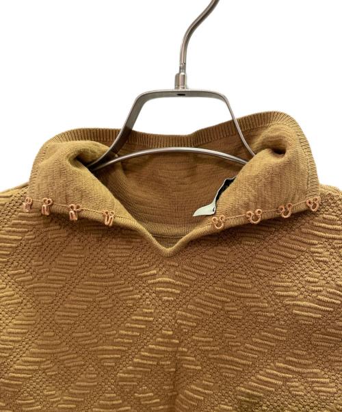 FENDI（フェンディ）FENDI (フェンディ) High-Neck Long-Sleeve Top ハイネック ロングスリーブ カットソー/FZX749 AGIR ブラウン サイズ:36の古着・服飾アイテム