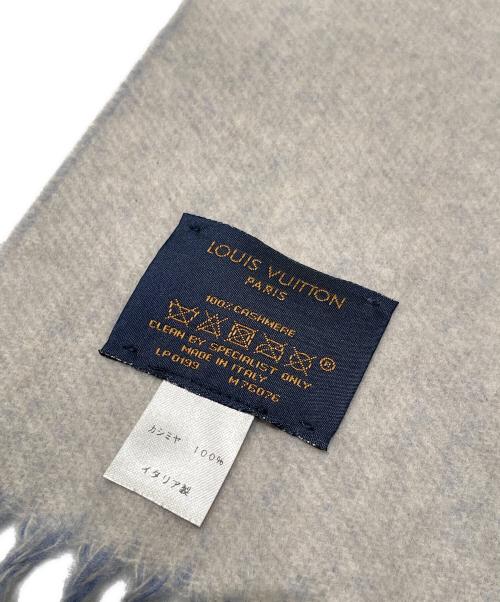 LOUIS VUITTON（ルイ ヴィトン）LOUIS VUITTON (ルイ ヴィトン) 大判カシミヤストール/	エシャルプ・レイキャビック スタッディ スカイブルーの古着・服飾アイテム