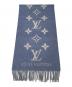 LOUIS VUITTON (ルイ ヴィトン) 大判カシミヤストール/	エシャルプ・レイキャビック スタッディ スカイブルー：70000円