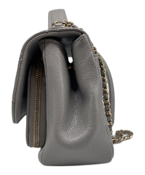 CHANEL（シャネル）CHANEL (シャネル) ビジネスアフィニティショルダーバッグ Business Affinity Shoulder Bag/A93749 ライトグレーの古着・服飾アイテム