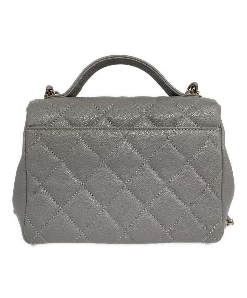 CHANEL（シャネル）CHANEL (シャネル) ビジネスアフィニティショルダーバッグ Business Affinity Shoulder Bag/A93749 ライトグレーの古着・服飾アイテム