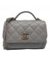 CHANEL（シャネル）の古着「ビジネスアフィニティショルダーバッグ Business Affinity Shoulder Bag/A93749」｜ライトグレー