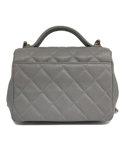 CHANEL（シャネル）CHANEL (シャネル) ビジネスアフィニティショルダーバッグ Business Affinity Shoulder Bag/A93749 ライトグレーの古着・服飾アイテム