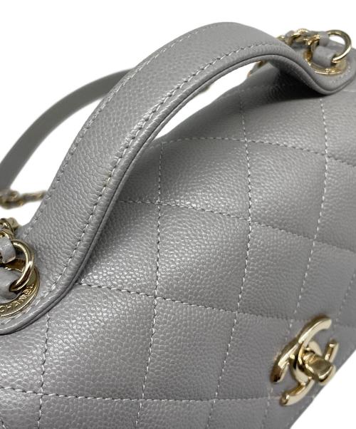 CHANEL（シャネル）CHANEL (シャネル) ビジネスアフィニティショルダーバッグ Business Affinity Shoulder Bag/A93749 ライトグレーの古着・服飾アイテム