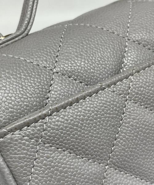 CHANEL（シャネル）CHANEL (シャネル) ビジネスアフィニティショルダーバッグ Business Affinity Shoulder Bag/A93749 ライトグレーの古着・服飾アイテム