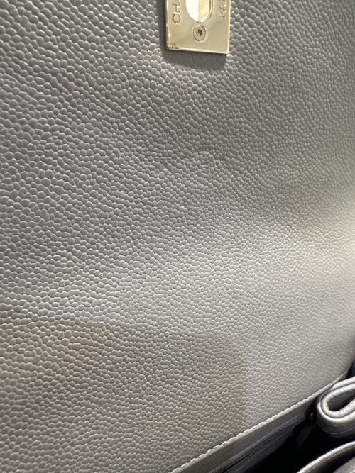 CHANEL（シャネル）CHANEL (シャネル) ビジネスアフィニティショルダーバッグ Business Affinity Shoulder Bag/A93749 ライトグレーの古着・服飾アイテム