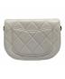 CHANEL (シャネル) マトラッセ ラウンドムーン メッセンジャー ショルダーバック/Matelassé Round Moon Messenger Shoulder Bag/AS2484 ホワイト：400000円