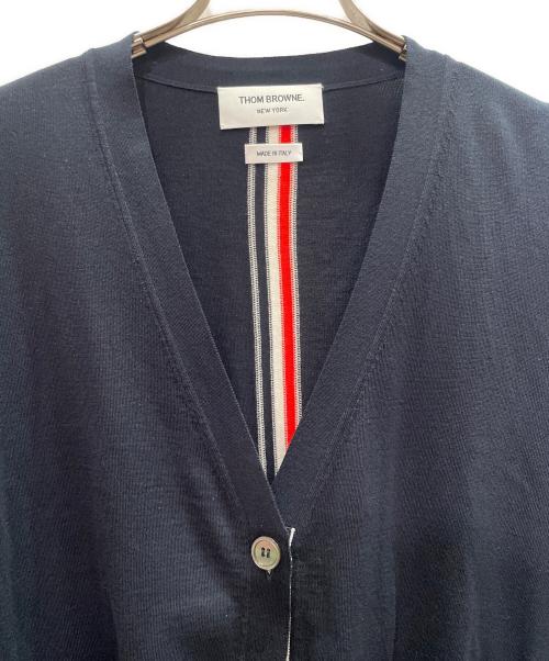 Thom Browne（トムブラウン）Thom Browne (トムブラウン) トリコロールカーディガン ネイビー サイズ:4の古着・服飾アイテム