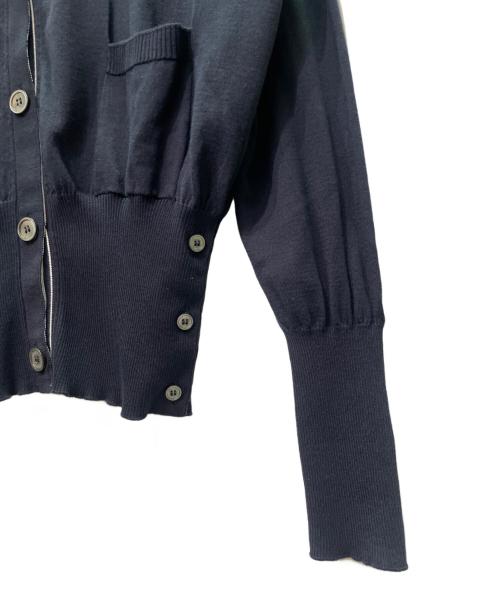 Thom Browne（トムブラウン）Thom Browne (トムブラウン) トリコロールカーディガン ネイビー サイズ:4の古着・服飾アイテム