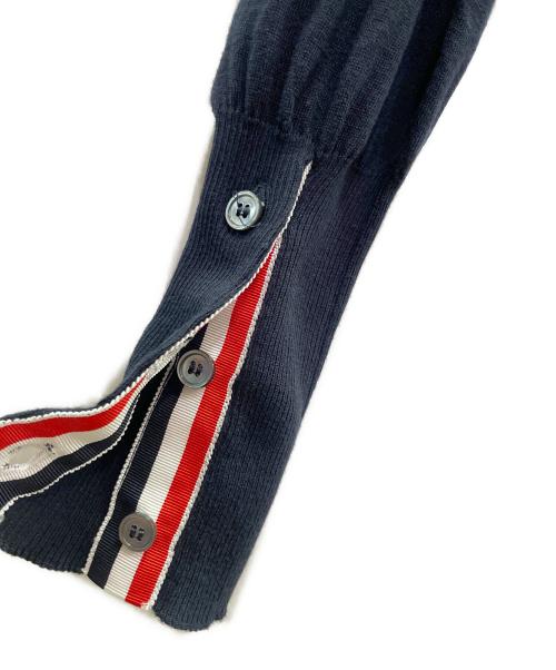 Thom Browne（トムブラウン）Thom Browne (トムブラウン) トリコロールカーディガン ネイビー サイズ:4の古着・服飾アイテム
