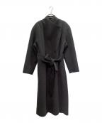 ELBORNエルボルン）の古着「ロングフラップコート/Long Flap Coat」｜ダークグレー