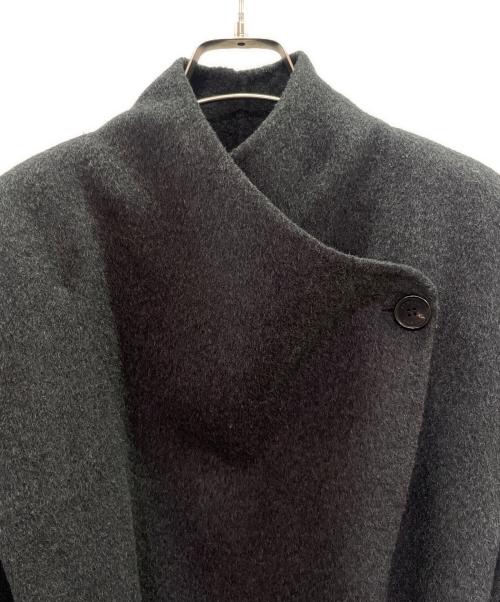 ELBORN（エルボルン）ELBORN (エルボルン) ロングフラップコート/Long Flap Coat ダークグレー サイズ:36の古着・服飾アイテム