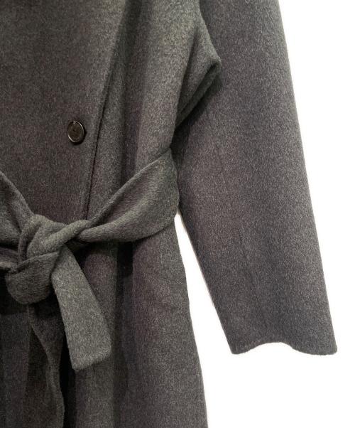 ELBORN（エルボルン）ELBORN (エルボルン) ロングフラップコート/Long Flap Coat ダークグレー サイズ:36の古着・服飾アイテム