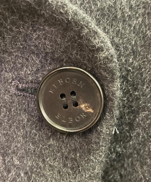 ELBORN（エルボルン）ELBORN (エルボルン) ロングフラップコート/Long Flap Coat ダークグレー サイズ:36の古着・服飾アイテム