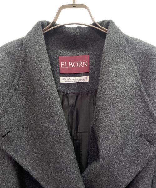 ELBORN（エルボルン）ELBORN (エルボルン) ロングフラップコート/Long Flap Coat ダークグレー サイズ:36の古着・服飾アイテム