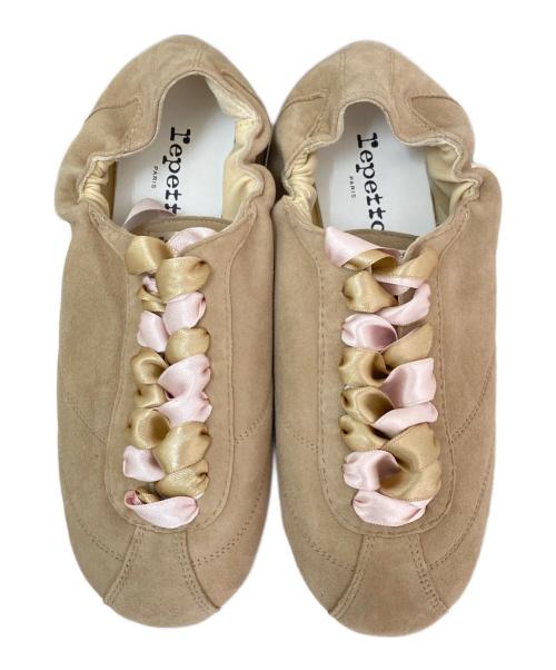 repetto（レペット）repetto (レペット) Tennis Silkスニーカー ベージュ サイズ:38の古着・服飾アイテム