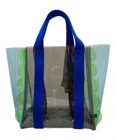 中古・古着通販】LUDLOW (ラドロー) PVC Scalloped Tote ブルー 