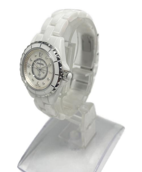 CHANEL（シャネル）CHANEL (シャネル) J12 Ref:H2570 ホワイト文字盤 ホワイトシェル サイズ:29mm/15cmの古着・服飾アイテム