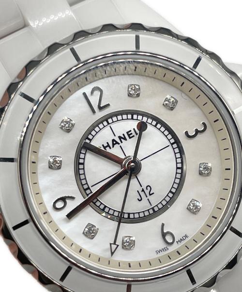 CHANEL（シャネル）CHANEL (シャネル) J12 Ref:H2570 ホワイト文字盤 ホワイトシェル サイズ:29mm/15cmの古着・服飾アイテム