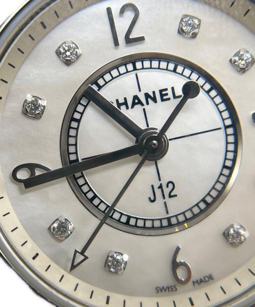 CHANEL（シャネル）CHANEL (シャネル) J12 Ref:H2570 ホワイト文字盤 ホワイトシェル サイズ:29mm/15cmの古着・服飾アイテム