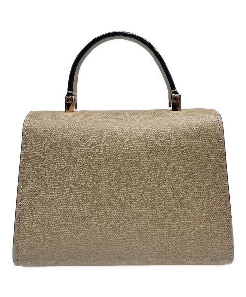 Valextra（ヴァレクストラ）Valextra (ヴァレクストラ) Mini Iside Bag イジィデ ミニ ベージュ サイズ:Mini/ミニの古着・服飾アイテム