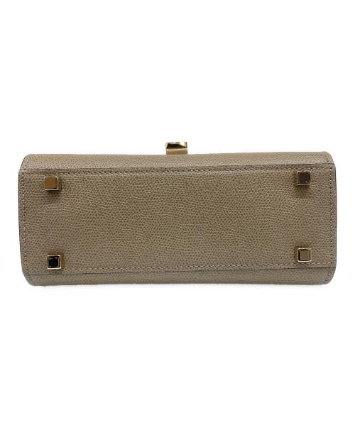 Valextra（ヴァレクストラ）Valextra (ヴァレクストラ) Mini Iside Bag イジィデ ミニ ベージュ サイズ:Mini/ミニの古着・服飾アイテム