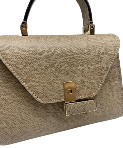 Valextra（ヴァレクストラ）Valextra (ヴァレクストラ) Mini Iside Bag イジィデ ミニ ベージュ サイズ:Mini/ミニの古着・服飾アイテム